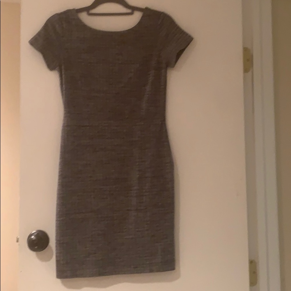 Banana republic stretchy black/gray dress
